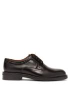 Matchesfashion.com Lanvin - Polished Leather Derby Shoes - Mens - Black