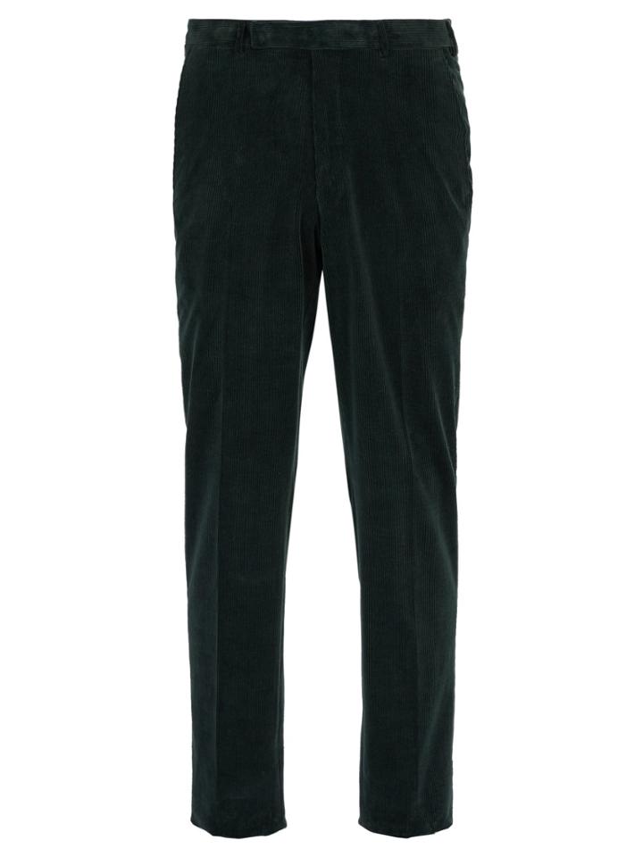 Ermenegildo Zegna Cotton And Cashmere-blend Corduroy Trousers