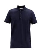 Matchesfashion.com The Row - Nahor Cotton-piqu Polo Shirt - Mens - Navy