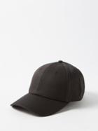 Moncler - Embroidered-logo Cotton-gabardine Baseball Cap - Mens - Black