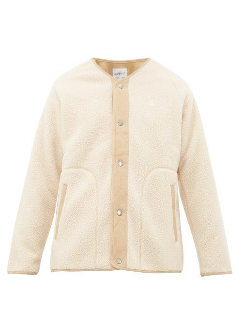 Matchesfashion.com Gramicci - Boa Technical Fleece Bomber Jacket - Mens - Cream
