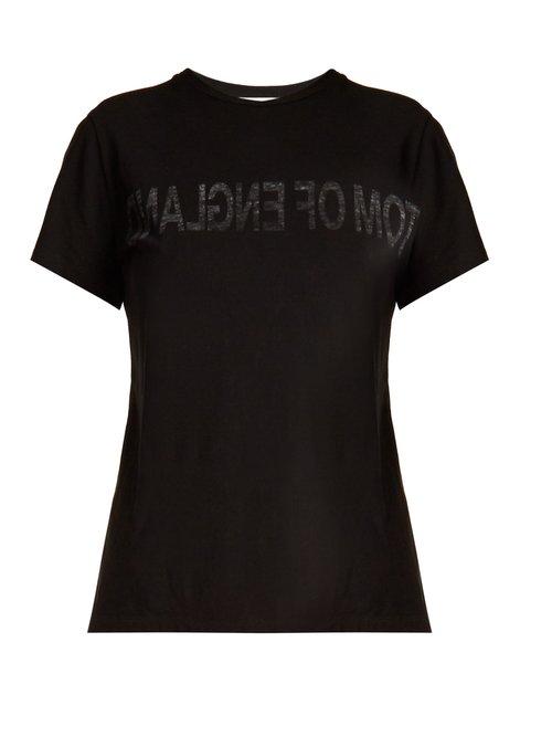 Matchesfashion.com Helmut Lang - Tom Of England 2004 T Shirt - Womens - Black