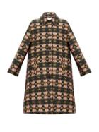 Matchesfashion.com La Doublej - Boxy Bacetto Floral-brocade Coat - Womens - Pink Multi