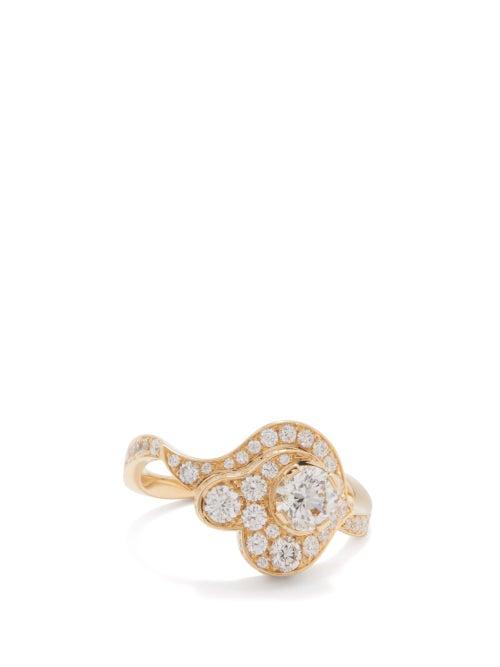 Sophie Bille Brahe - Cloud Royale Diamond & 18kt Gold Ring - Womens - Diamond