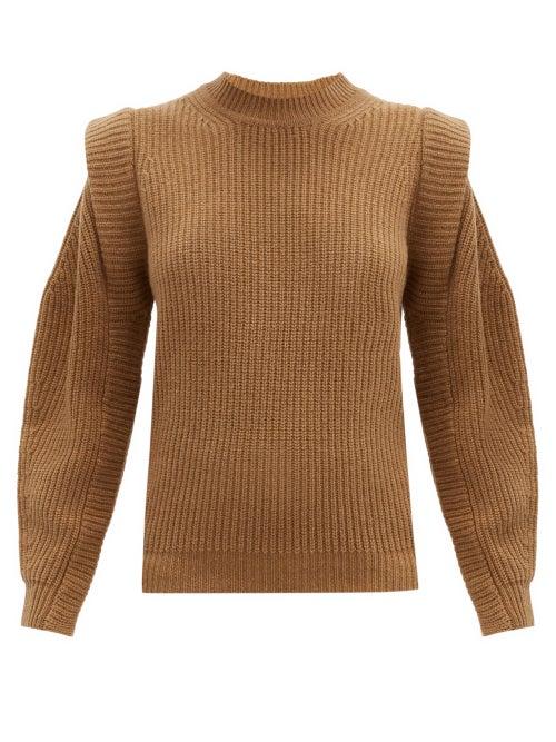 Matchesfashion.com Isabel Marant - Bolton Wool And Cashmere-blend Sweater - Womens - Camel