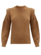 Matchesfashion.com Isabel Marant - Bolton Wool And Cashmere-blend Sweater - Womens - Camel