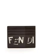 Fendi Logo-print Leather Cardholder