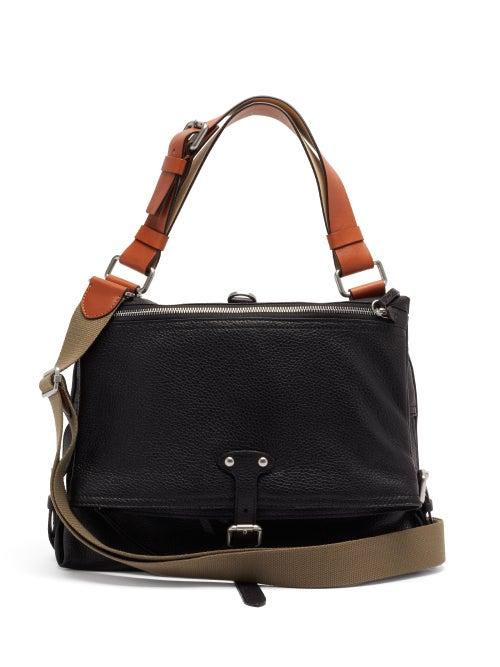 Matchesfashion.com Maison Margiela - Ndn Grained-leather Shoulder Bag - Womens - Black