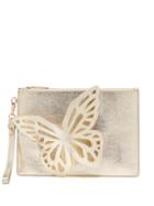 Matchesfashion.com Sophia Webster - Flossy Leather Clutch - Womens - Gold