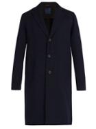 Matchesfashion.com Altea - Single Breasted Wool Overcoat - Mens - Navy
