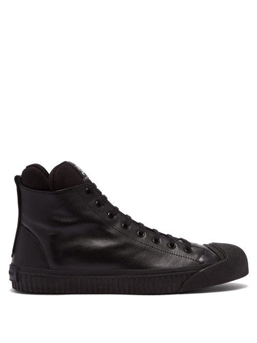 Matchesfashion.com Burberry - Kilbourne High Top Sneaker - Mens - Black