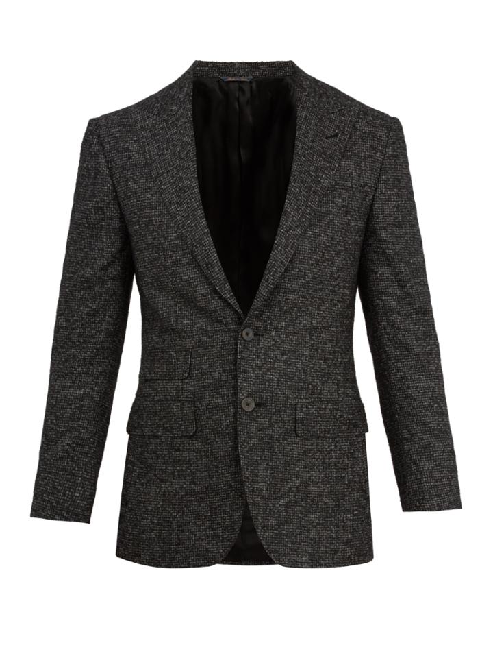 Thom Sweeney Single-breasted Alpaca-blend Blazer