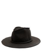 Matchesfashion.com Reinhard Plank Hats - Beghe Exposed-seam Felt Hat - Womens - Black