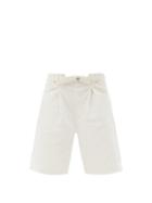 Matchesfashion.com Raey - Board Fold Denim Shorts - Womens - White