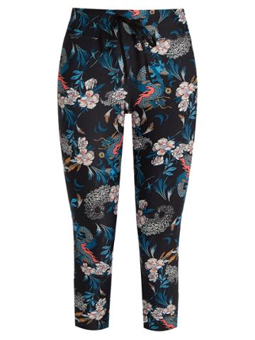 The Upside Enter The Dragon Cropped Performance Leggings