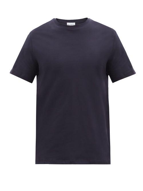 Raey - Slim-fit Organic And Recycled Cotton T-shirt - Mens - Navy