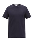 Raey - Slim-fit Organic And Recycled Cotton T-shirt - Mens - Navy