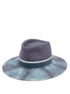 Matchesfashion.com Maison Michel - Charles Bleached Straw Hat - Womens - Blue