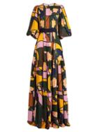 Roksanda Aubert Floral-print Silk-georgette Dress