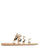 Matchesfashion.com Ancient Greek Sandals - Kynthia Twisted Leather Slides - Womens - Gold