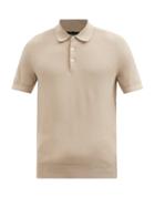 Brioni - Cotton-piqu Polo Shirt - Mens - Beige