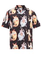 Matchesfashion.com Endless Joy - Indus And Minoan Aloha Crepe Shirt - Mens - Black Multi