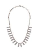 Matchesfashion.com Bottega Veneta - Cubic Zirconia And Sterling Silver Necklace - Womens - Silver