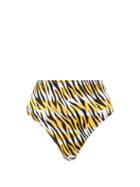 Matchesfashion.com Reina Olga - Hutton High-rise Tiger-print Bikini Briefs - Womens - White Print