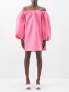 Bernadette - Bobby Off-the-shoulder Taffeta Dress - Womens - Pink