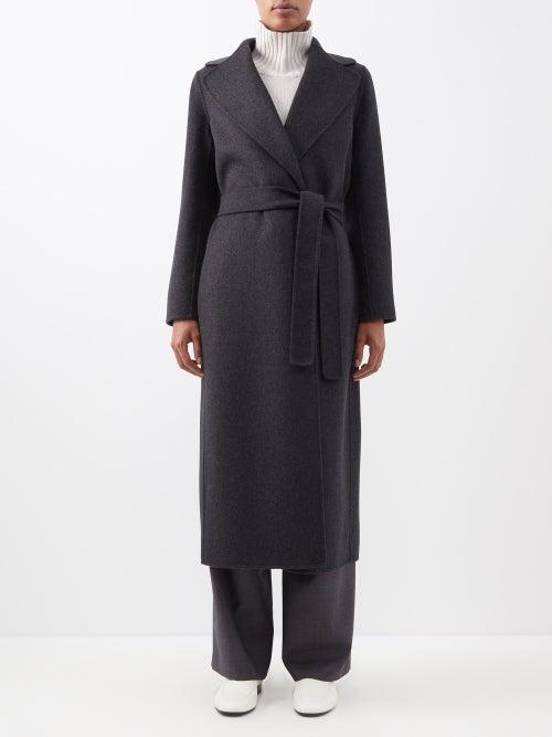 S Max Mara - Poldo Coat - Womens - Dark Grey