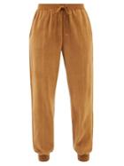 Skin - Audriana Cotton-blend Terry Track Pants - Womens - Brown