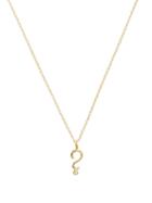 Matchesfashion.com Alison Lou - Diamond & Yellow Gold Question Mark Necklace - Womens - Yellow Gold