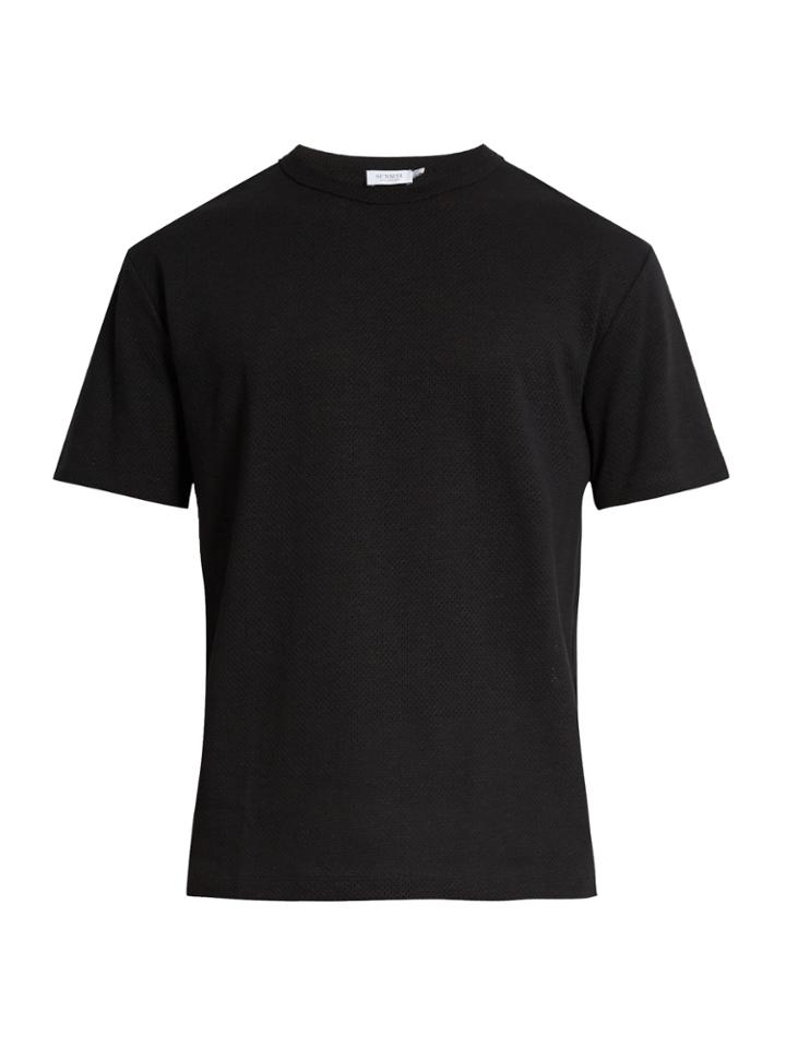 Sunspel Raschel-knit Cotton T-shirt