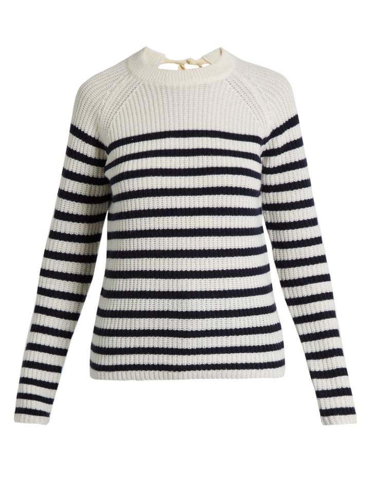 Joseph Sailor Striped Cashmere Sweater