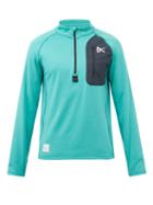 District Vision - Luca Recycled-fleece Top - Mens - Green Multi