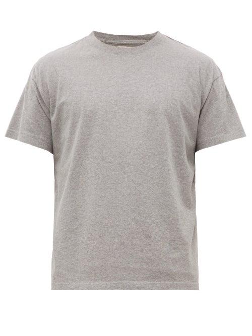 Matchesfashion.com Jeanerica Jeans & Co. - Marcel 180 Cotton T Shirt - Mens - Grey