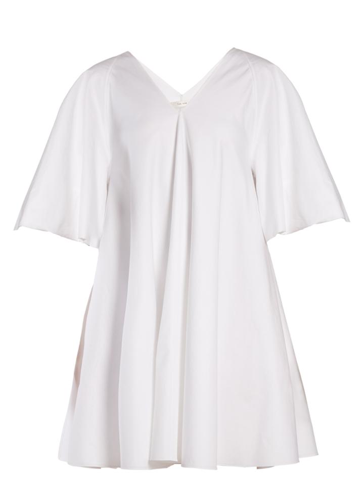 The Row Lianne V-neck A-line Dress