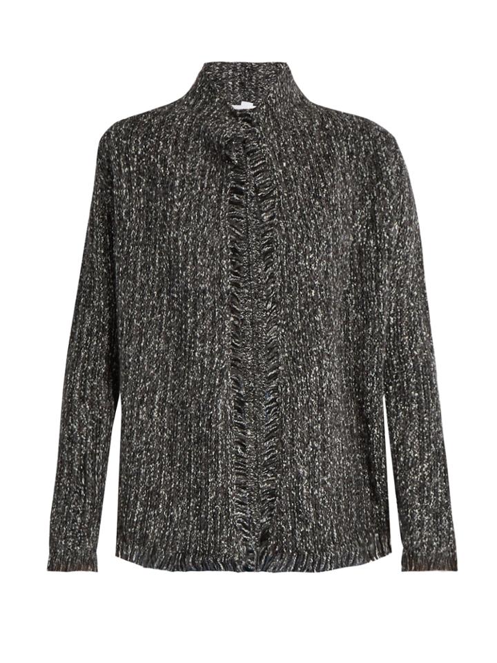 Velvet By Graham & Spencer Flynn Frayed-hem Jacket