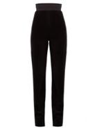 Matchesfashion.com Vetements - X Juicy Couture Velour Track Pants - Womens - Black
