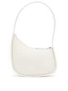 The Row - Half Moon Leather Shoulder Bag - Womens - Ivory