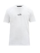 Matchesfashion.com Dsquared2 - Icon Logo-print Cotton T-shirt - Mens - White