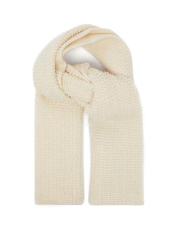 Lisa Yang - Shinjuku Cashmere Scarf - Womens - Cream