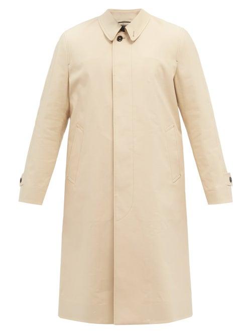 Mens Rtw Tom Ford - Bonded Cotton-poplin Overcoat - Mens - Cream