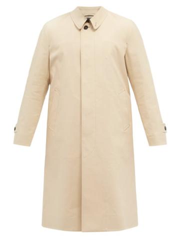 Mens Rtw Tom Ford - Bonded Cotton-poplin Overcoat - Mens - Cream