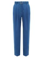 Matchesfashion.com Sies Marjan - Blanche Tailored Wide Leg Trousers - Womens - Blue
