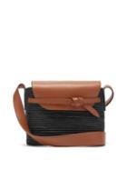 Matchesfashion.com Cesta Collective - Lady Sisal And Leather Basket Bag - Womens - Black Brown