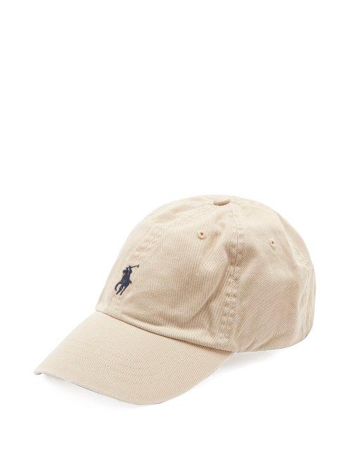 Matchesfashion.com Polo Ralph Lauren - Logo Embroidered Cotton Cap - Mens - Beige