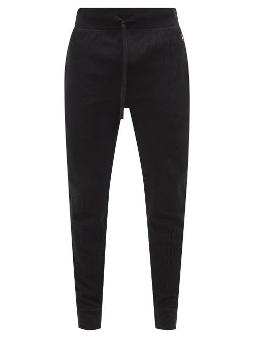 Polo Ralph Lauren - Logo-embroidered Cotton-blend Pyjama Trousers - Mens - Black