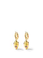 Ladies Jewellery By Alona - Orion Baroque-pearl & Gold-plated Earrings - Womens - Gold Multi