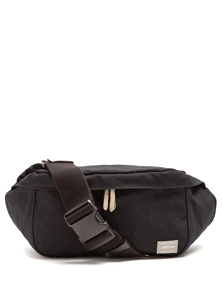 Porter-yoshida & Co. Beat Cotton-canvas Belt Bag